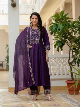 Anarkali Kurti 3 piece 
