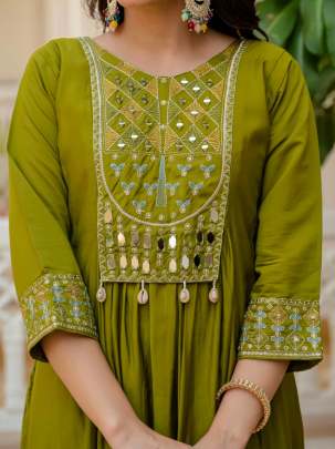 Anarkali Kurti 3 piece 
