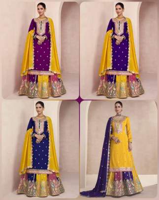 Attractive Party Wear Kurti Lehenga pair Lehenga Choli