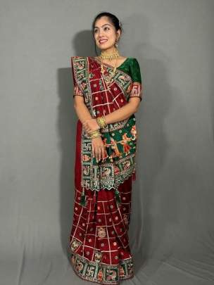 BEAUTIFUL BANDHANI SAREE