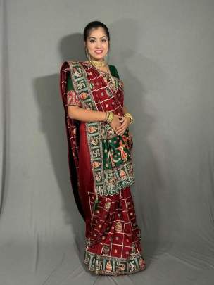 BEAUTIFUL BANDHANI SAREE BANDHANI SAREE