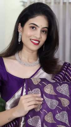 BEAUTIFUL RICH PALLU & JACQUARD WORK