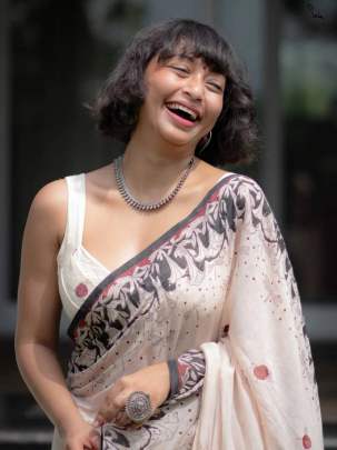 Beautiful Digital Printed Saree Party wear saree