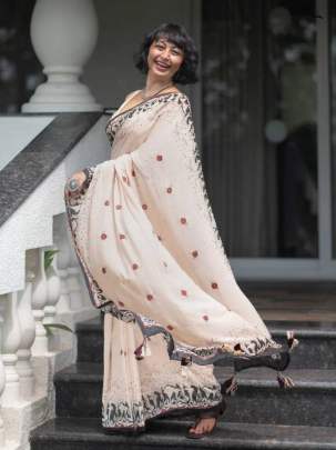 Beautiful Digital Printed Saree Party wear saree