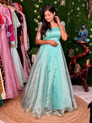 Beautiful Full Flair Gown  gown