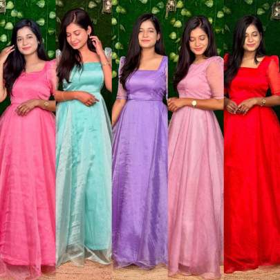 Beautiful Full Flair Gown  gown