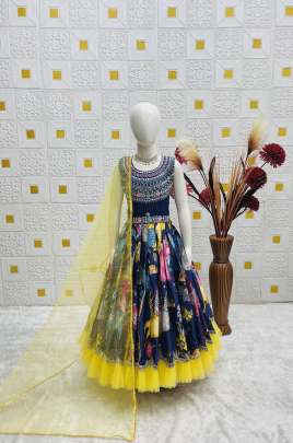 Beautiful Kids Gown Set Lehenga Choli