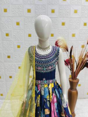 Beautiful Kids Gown Set Lehenga Choli
