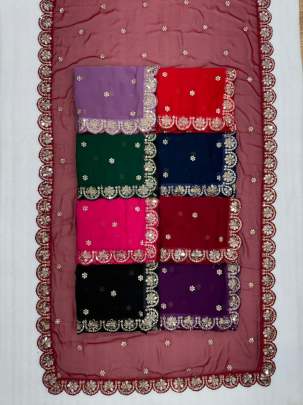 Bollywood BlockBuster Orignal Mirror Design Party wear saree