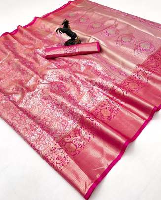 Bridal Kanchipuram Silk Saree sattin silk designer saree