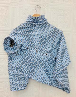 COTTAN FABRIC HALFSLEEV    PRINTED STYLISH SHIRT Mens Shirt