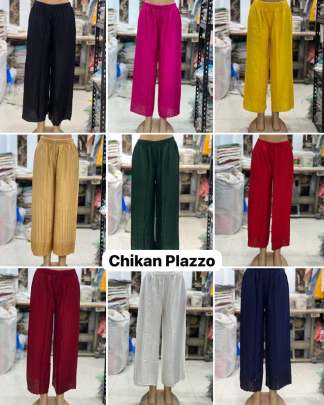 Chikankari Plazzo 2.0 Plazzo