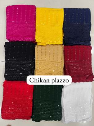 Chikankari Plazzo 2.0 Plazzo