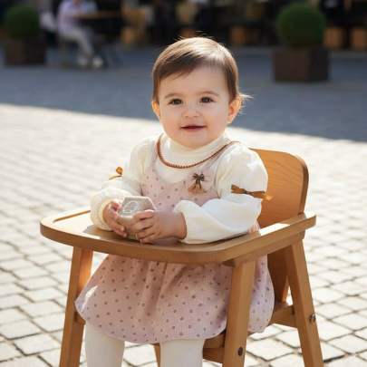 Cotton Fabric Corduroy Frocks  Kids Froks