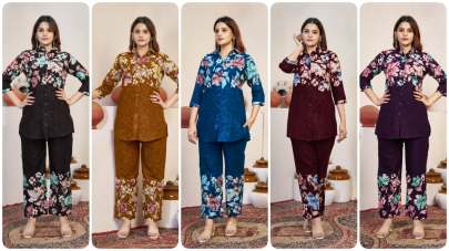 Designer Festive Co-ord Set  Cord Set