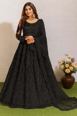 EMBROIDERY DESIGN WORK Lehenga Choli