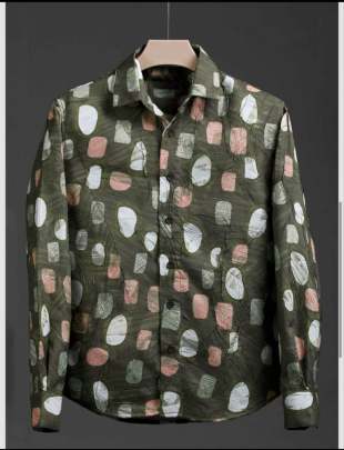 EXCLUSIVE COTTON FABRIC FULL SLEEVE SHIRT Mens Shirt