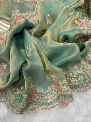 EXCLUSIVE DESIGNER SEQUINS SAREE  Party wear saree