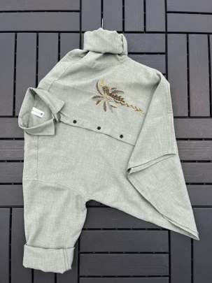 EXCLUSIVE LINEN FABRIC FULL SLEEVE SHIRT Mens Shirt