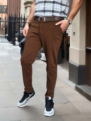 Explore Men's Peanut Trouser Mens Trauser