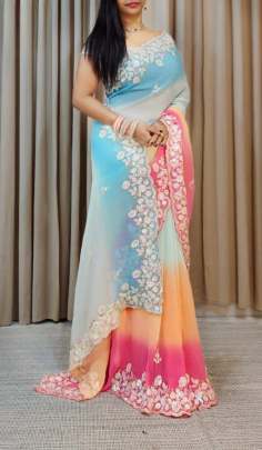 FAUX GEORGETTE SAREE