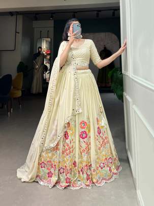 GEORGETTE LEHENGA designer lehenga