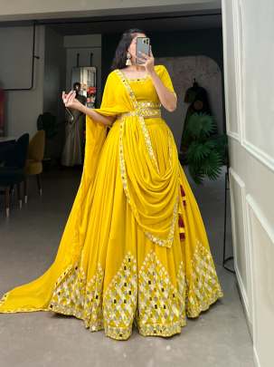 GEORGETTE LEHENGA designer lehenga