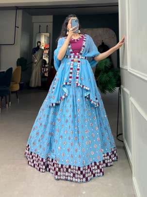 GEORGETTE LEHENGA designer lehenga