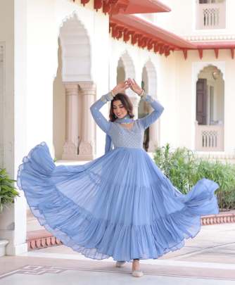 GOWN-DUPATTA gown
