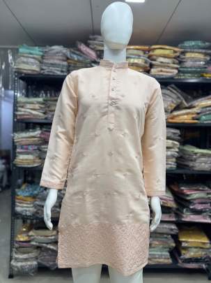 HEAVY EMBROIDERY WORK IN KURTA PYJAMA Mens Kurta With Payjama