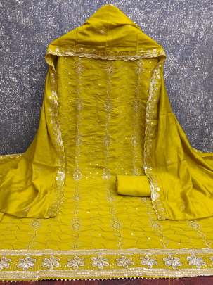 HEAVY SANTOON SUIT Unstiched Suit for women