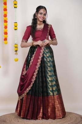 Half Saree Half Saree