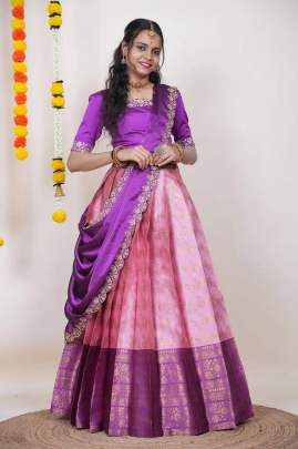 Half Saree Half Saree