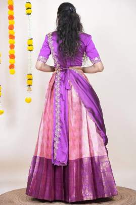 Half Saree Half Saree