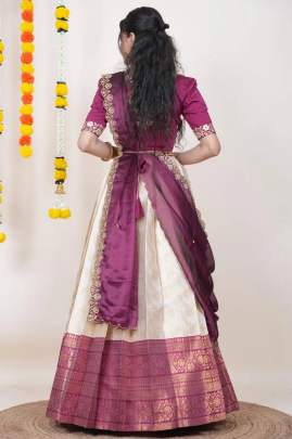 Half Saree Half Saree