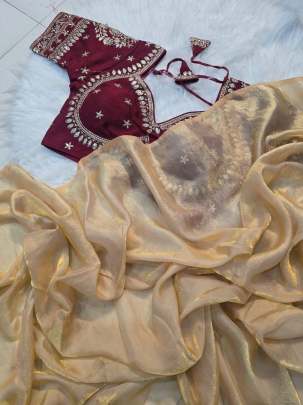 Havy Space Silk Saree 0101 sattin silk designer saree