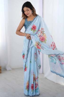 Heavy Georgette Silk Saree Silk saree