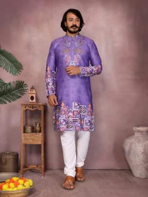 Heavy Khadi Cotton Mens Kurta With Payjama