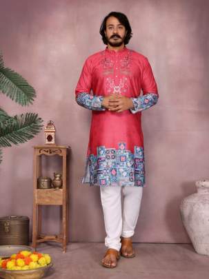 Heavy Khadi Cotton Mens Kurta With Payjama