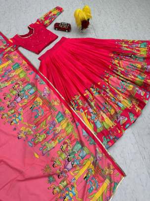 Kalamkari Lehenga Choli  Lehenga Choli