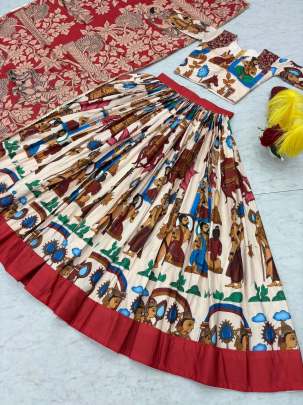 Kalamkari Lehenga Choli Lehenga Choli All