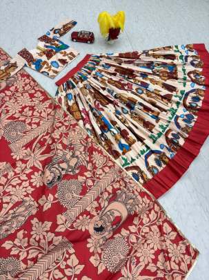 Kalamkari Lehenga Choli Lehenga Choli All