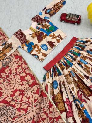 Kalamkari Lehenga Choli Lehenga Choli All