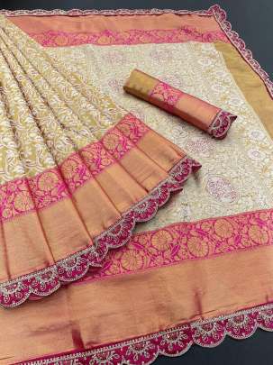 Kanjivaram pattu silk pure zari  Party wear saree