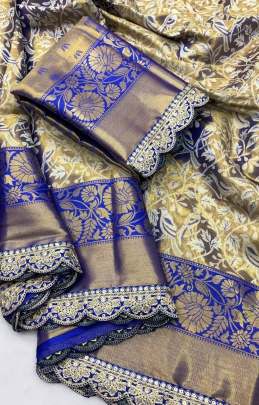 Kanjivaram pattu silk pure zari  Party wear saree