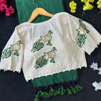 Khadi Cotton Saree Sarees