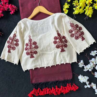 Khadi Cotton Saree Sarees