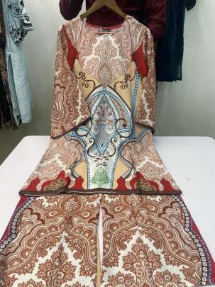 Kurti With PLAZO  Cord Set