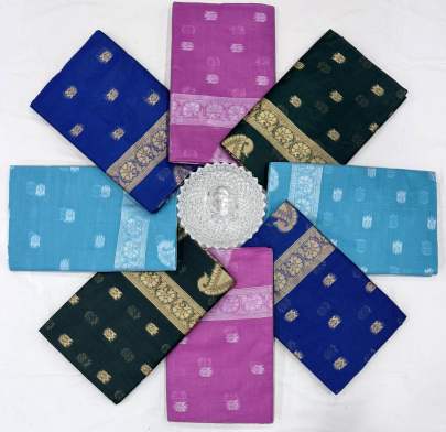 LILAN SOFT COTTON FABRIC Party wear saree