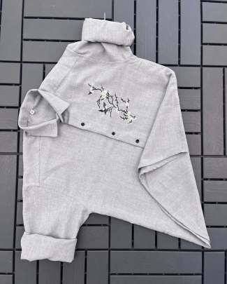 LINEN FABRIC FULL SLEEVE SHIRT Mens Shirt